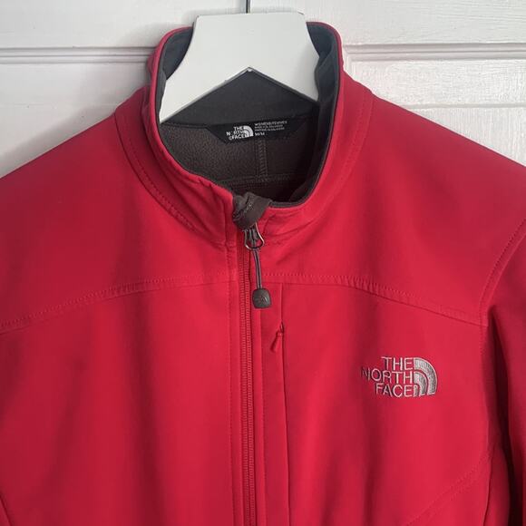 The North Face Women’s Windwall Jacket Coat Pink Full Zip Softshell Size M - Picture 2 of 13